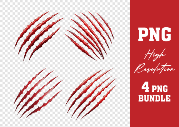 3D PNG Animal Claws Scratch Mega Bundle: A Versatile Design Solution