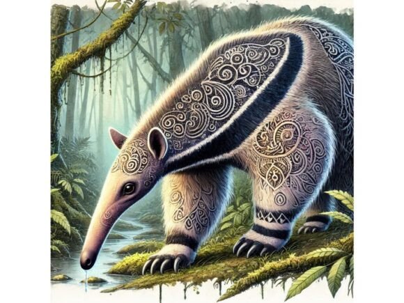Explore the Versatility of a 3D Anteater Design