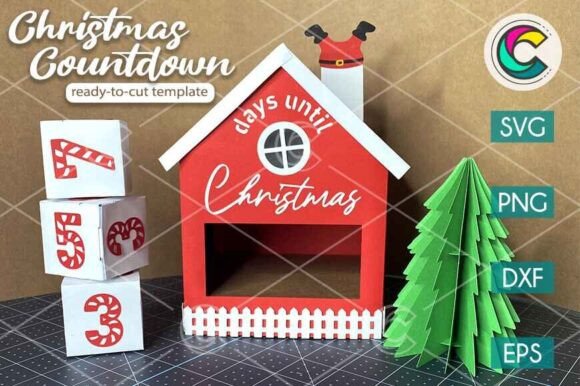 Get Creative with 3D Paper Christmas Countdown SVG Templates