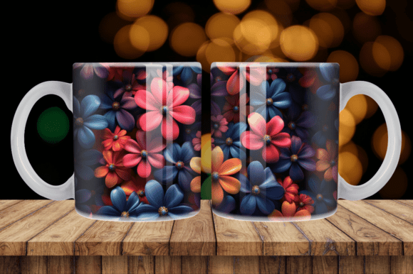 Transform Your Tumblers with 3D Floral Tumbler Wrap, 20oz Skinny