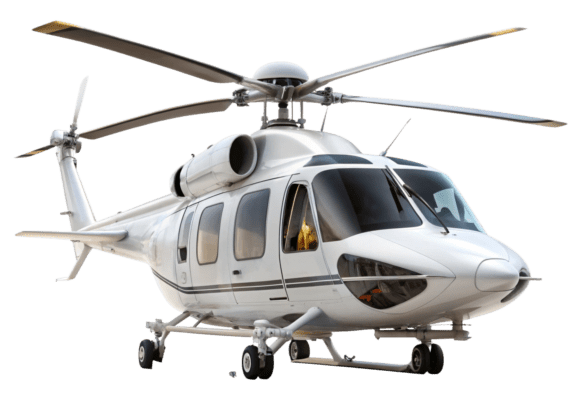 Unlock Creative Potential with the 3D Modern Helicopter PNG Bundle