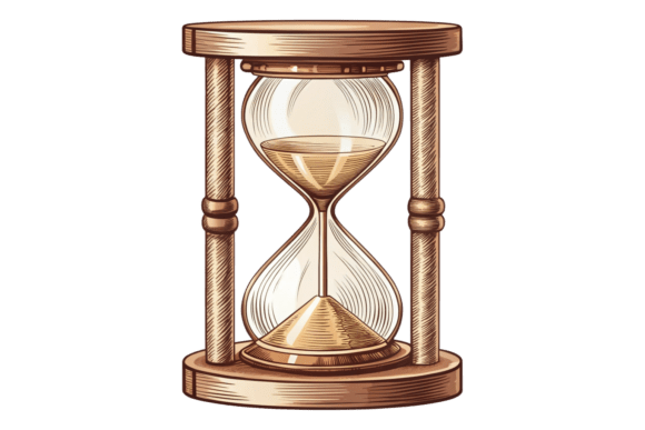 Unlock Your Creative Potential with 3D Vintage Sandglass PNG Bundle